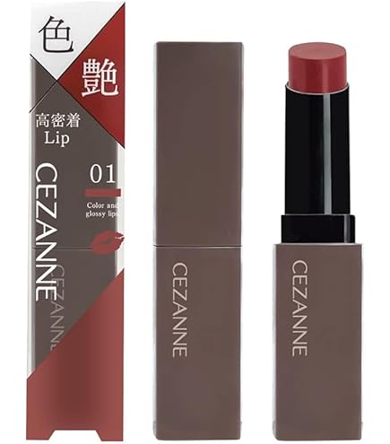 Amazon | セザンヌ ラスティンググロスリップ PK12 ピンク系 3.2g